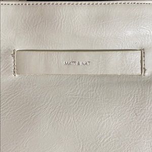 Matt & Nat Accessories - Matt & Nat tote/lap top purse - cream white Matt & Nat Accessories - Matt & Nat tote/lap top purse - cream white